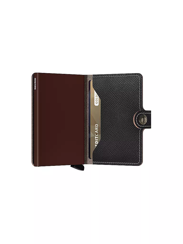 SECRID | Geldbörse - Miniwallet Saffiano Brown | hellbraun