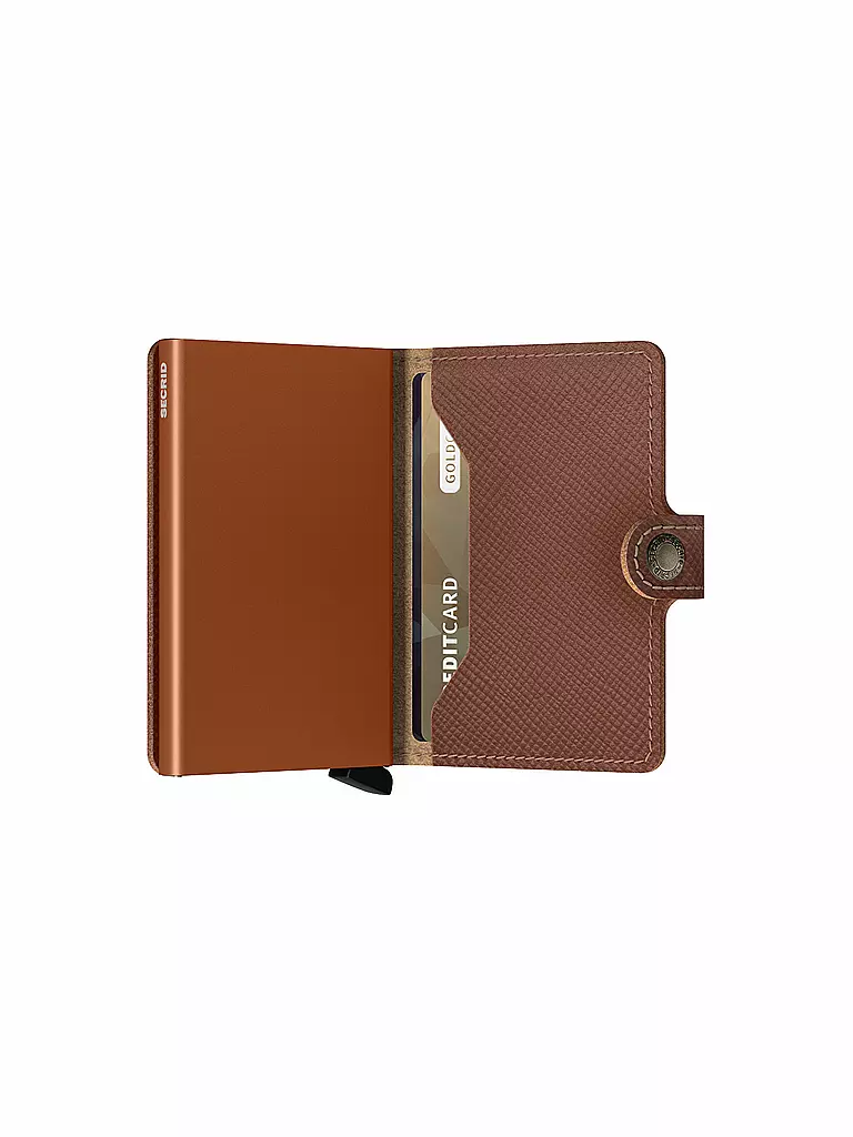 SECRID | Geldbörse - Miniwallet Saffiano Caramel | olive