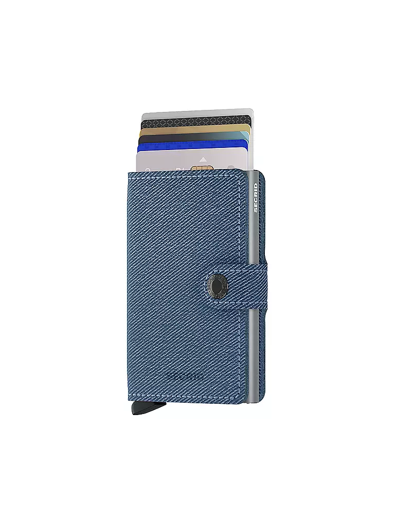 SECRID | Geldbörse - Miniwallet Twist Jeans Blue | grün