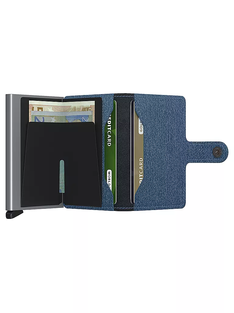 SECRID | Geldbörse - Miniwallet Twist Jeans Blue | grün