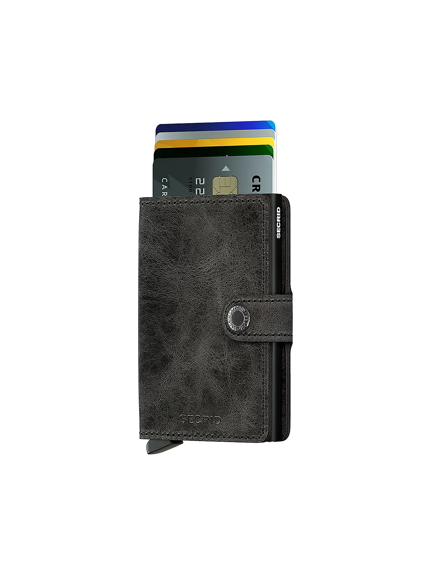 SECRID | Geldbörse - Miniwallet Vintage Mini Black | schwarz