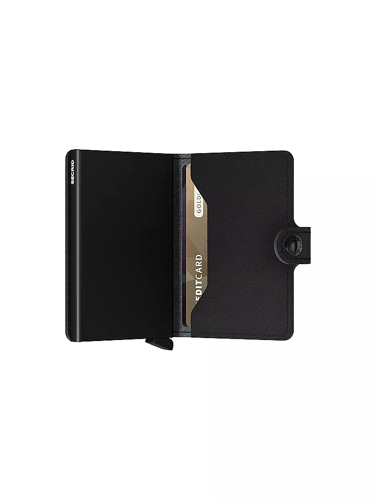 SECRID | Geldbörse - Miniwallet Yard Mini Black | schwarz