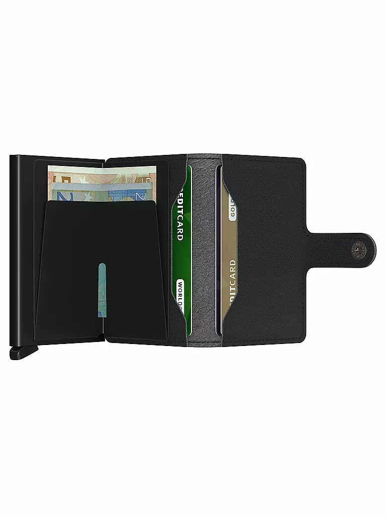 SECRID | Geldbörse - Miniwallet Yard Mini Black | schwarz