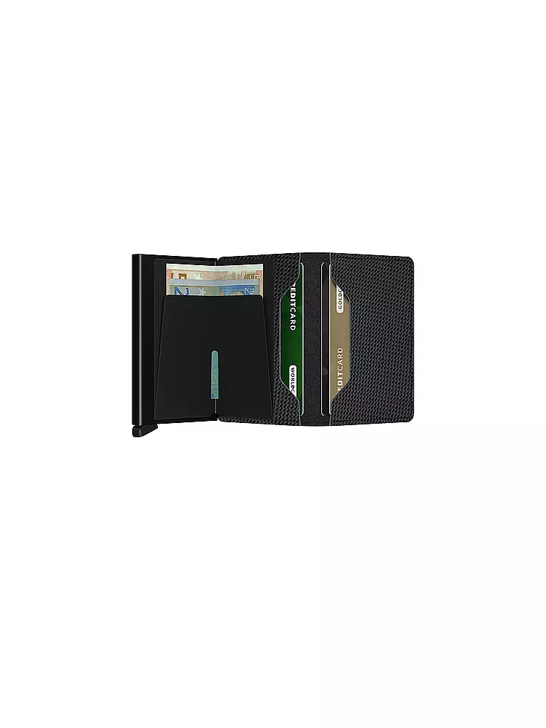 SECRID | Geldbörse - Slimwallet Carbon Black | grau