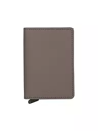 SECRID | Geldbörse - Slimwallet MATTE black & ochre | braun