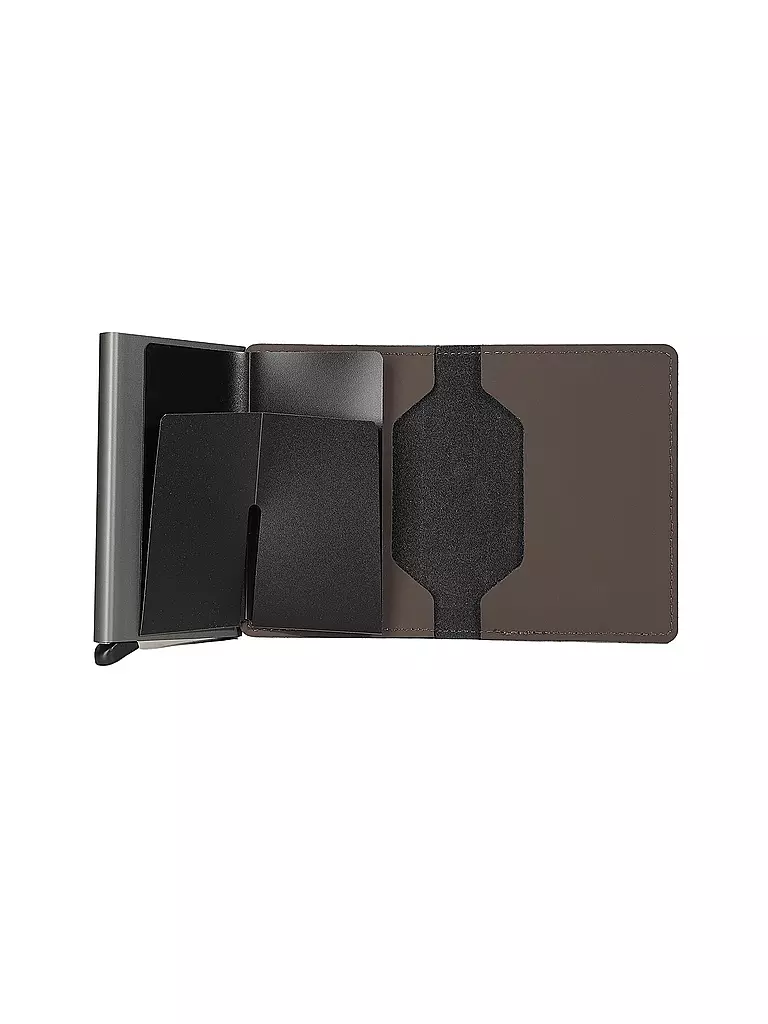 SECRID | Geldbörse - Slimwallet MATTE Mini truffel | braun