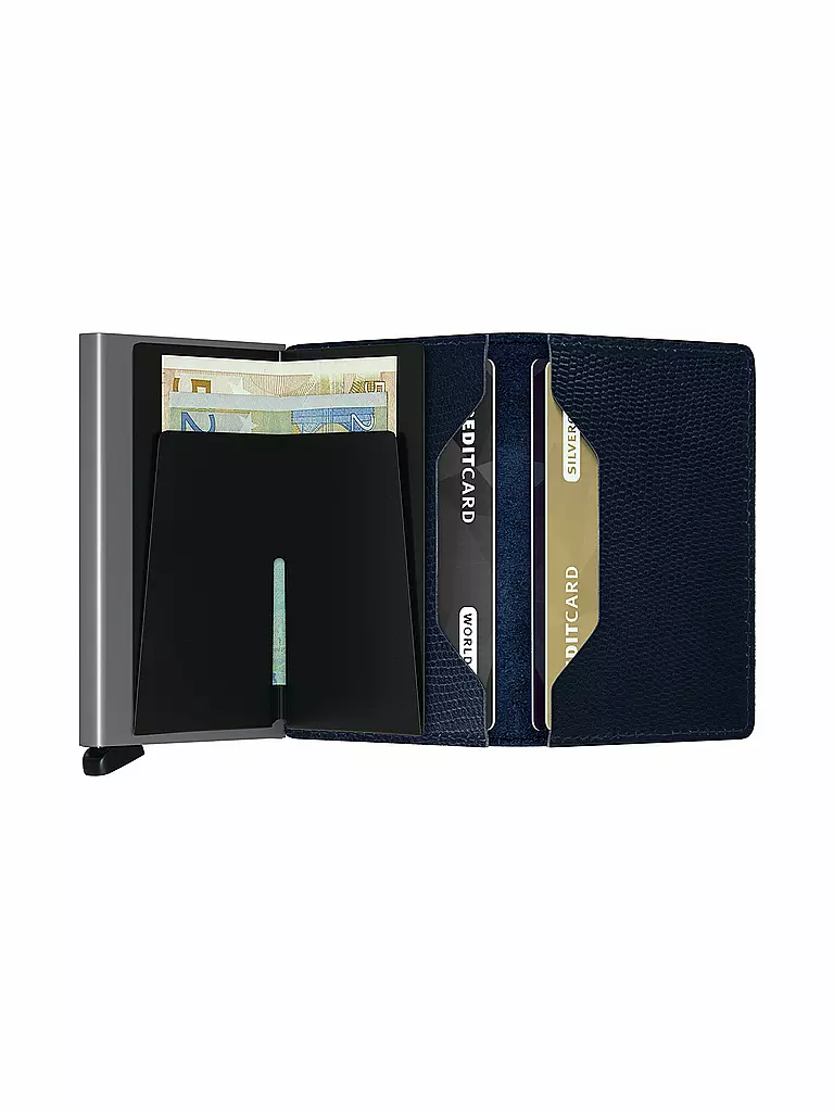 SECRID | Geldbörse - Slimwallet Rango Slim Blue Titanium | blau