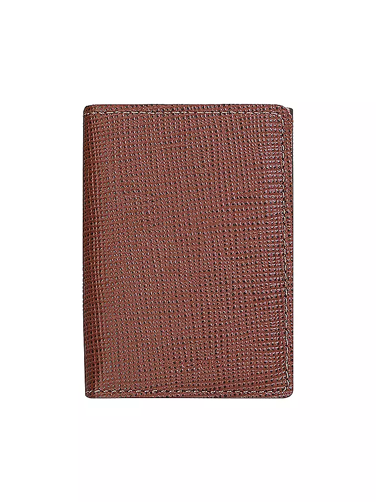 SECRID | Geldbörse - Slimwallet Saffiano Caramel | braun