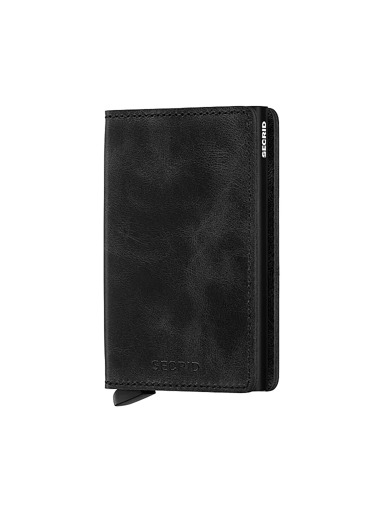 SECRID | Geldbörse - Slimwallet Vintage Slim Black | schwarz