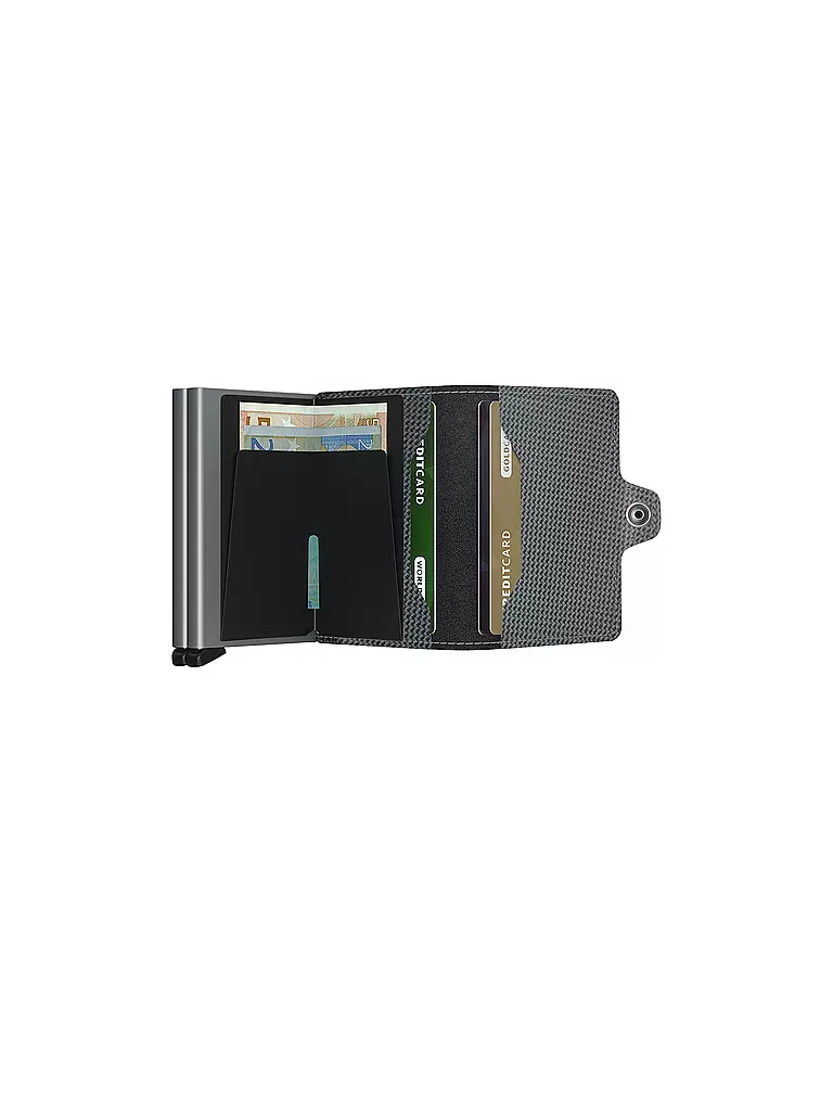 SECRID | Geldbörse - Twinwallet Carbon Cool Grey | grau