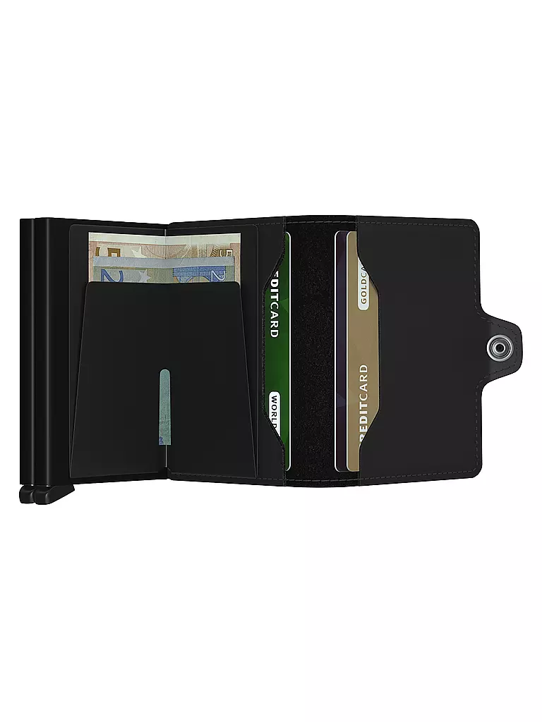 SECRID | Geldbörse - Twinwallet Matte Twin Black | schwarz