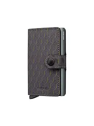 SECRID | Geldbörse Miniwallet Optical Mini Grey Yellow | Grau