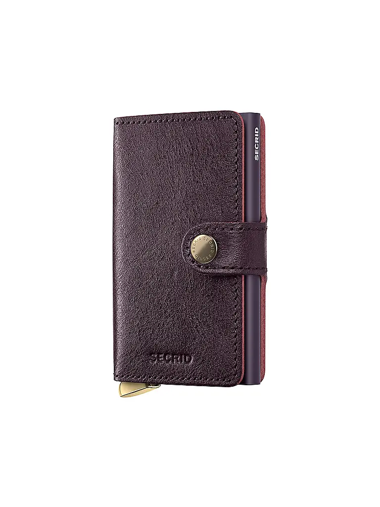 SECRID | Geldbörse PREMIUM MINIWALLET Bordeaux | dunkelrot