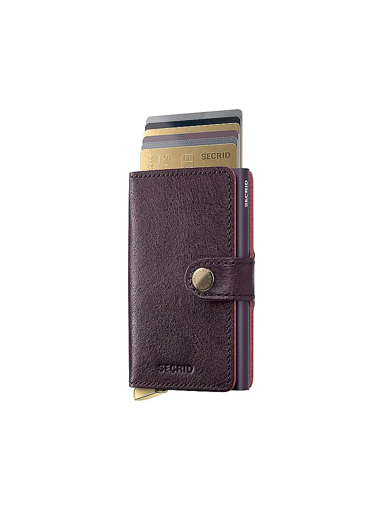 SECRID | Geldbörse PREMIUM MINIWALLET Bordeaux | 