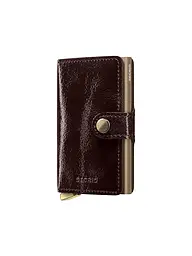 SECRID | Geldbörse PREMIUM MINIWALLET Red | braun