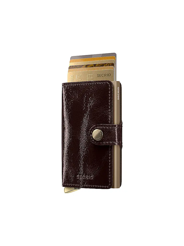 SECRID | Geldbörse PREMIUM MINIWALLET Mahogany | braun