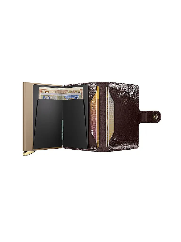 SECRID | Geldbörse PREMIUM MINIWALLET Mahogany | braun