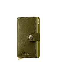 SECRID | Geldbörse PREMIUM MINIWALLET Bordeaux | olive