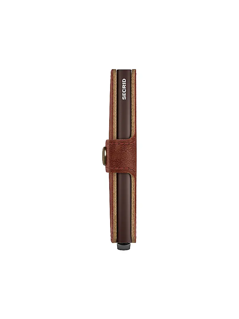 SECRID | Geldbörse PREMIUM MINIWALLET Whisky | braun