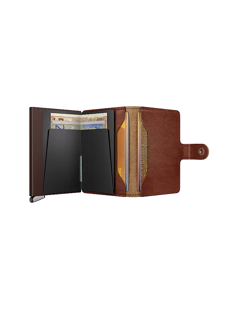 SECRID | Geldbörse PREMIUM MINIWALLET Whisky | braun
