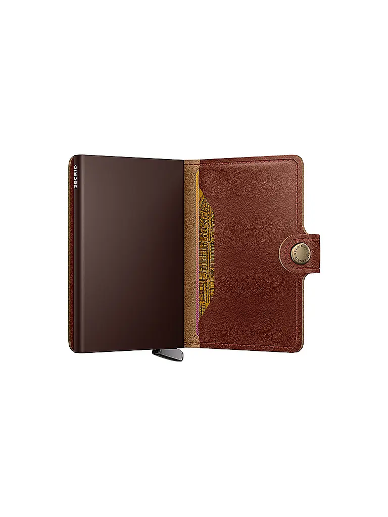 SECRID | Geldbörse PREMIUM MINIWALLET Whisky | braun