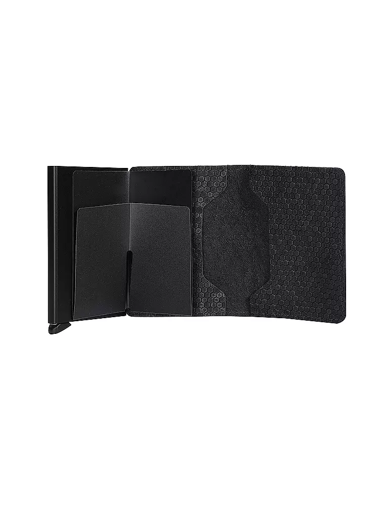 SECRID | Slimwallet HEXAGON Black | schwarz