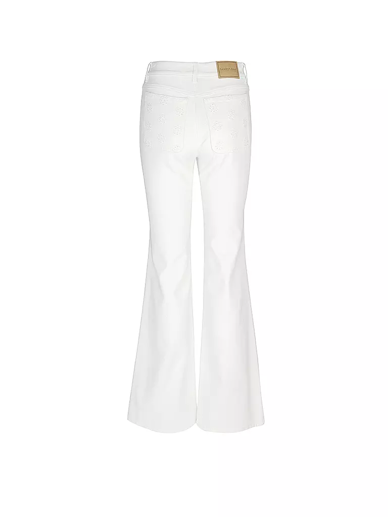 SEE BY CHLOE | Hose Flared  | weiss