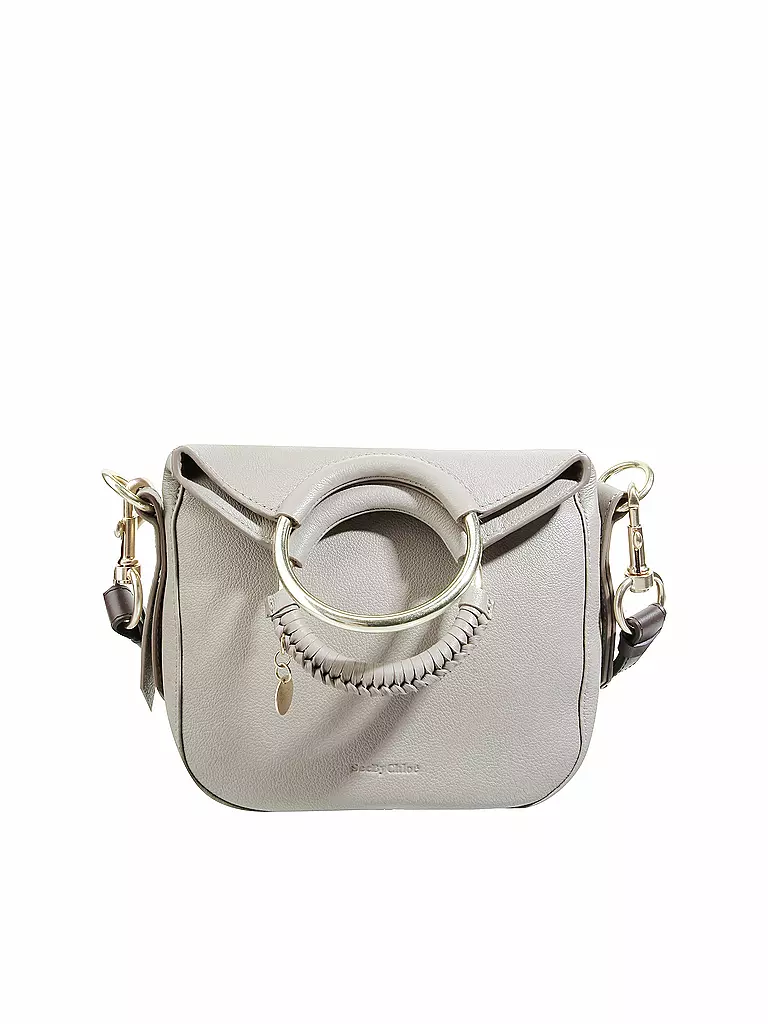 SEE BY CHLOE | Ledertasche - Umhängetasche "Monroe" | grau