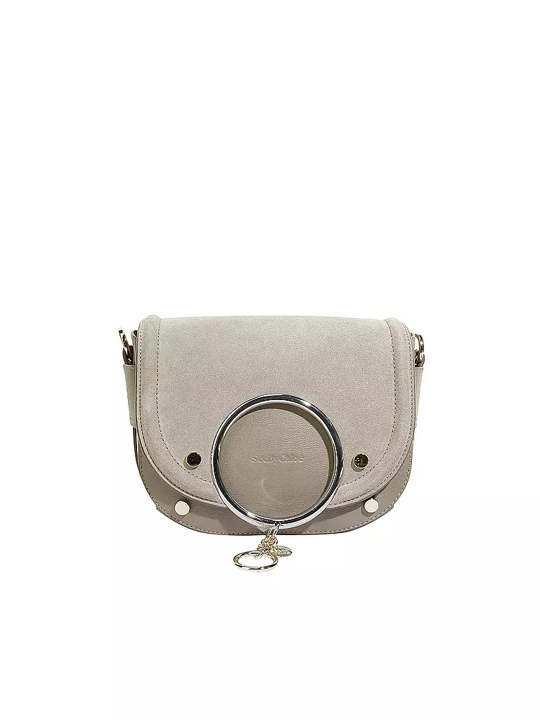 SEE BY CHLOE | Ledertasche - Umhängetasche MARA | grau