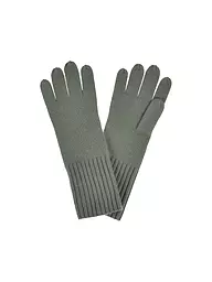 SEEBERGER | Kaschmir Handschuhe | dunkelgrün