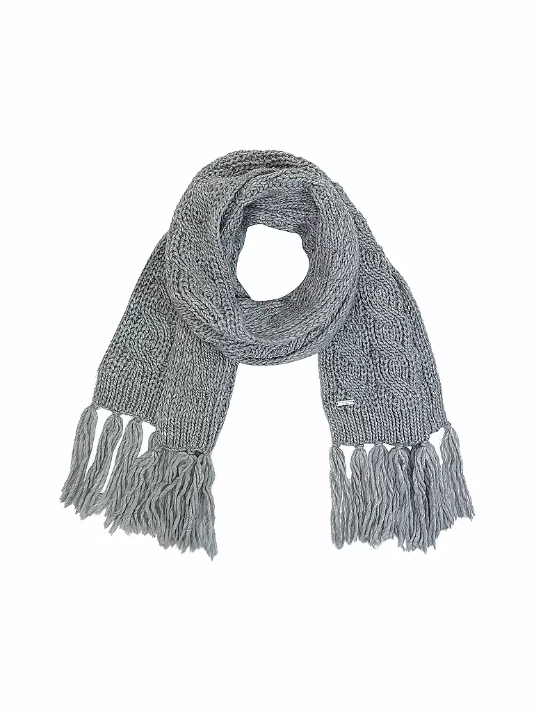 SEEBERGER | Strickschal | grau