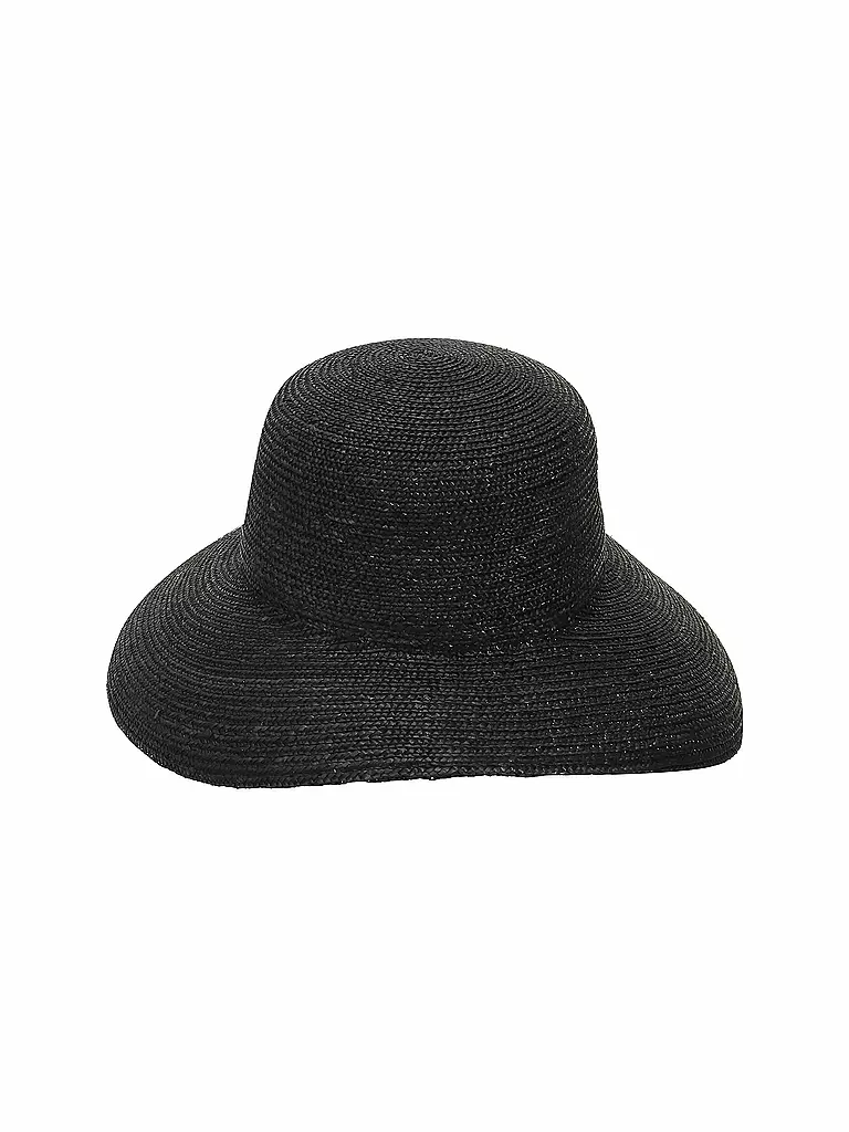 SEEBERGER | Strohhut - Glocke aus Strohborte | schwarz