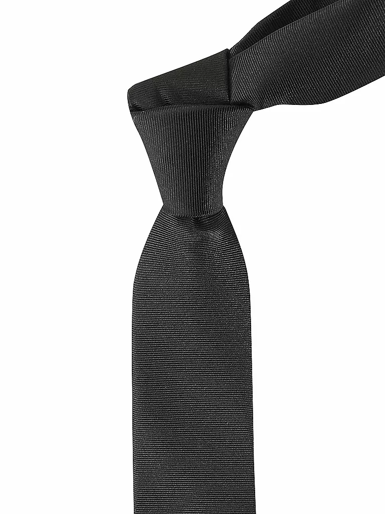 SEIDENFALTER | Krawatte | schwarz