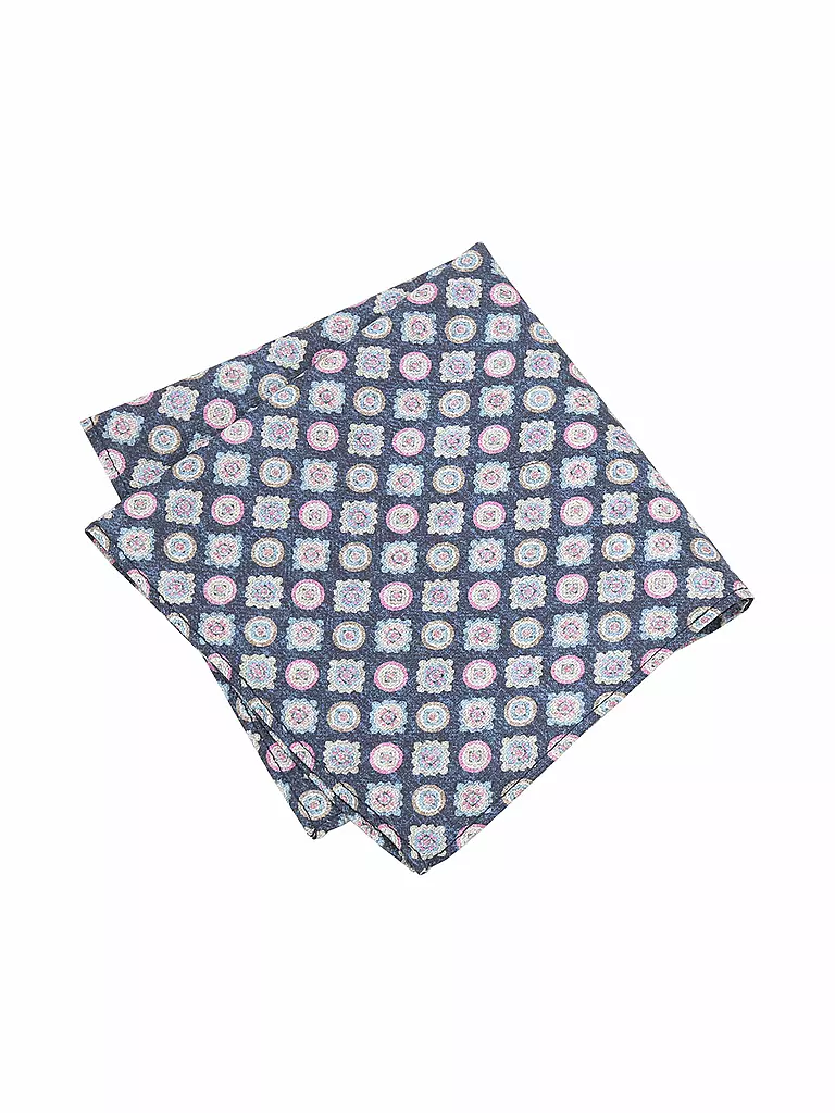 SEIDENFALTER | Stecktuch PRINCE BOWTIE | dunkelblau