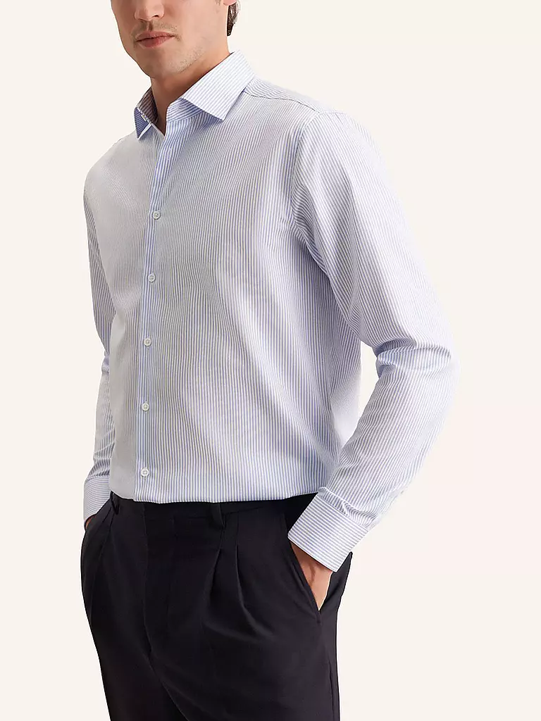 SEIDENSTICKER | Hemd Regular Fit  | hellblau