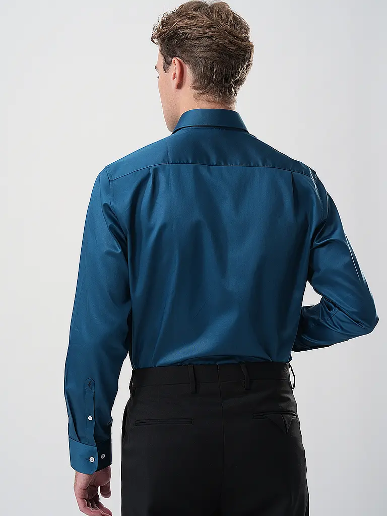 SEIDENSTICKER | Hemd Regular Fit  | petrol