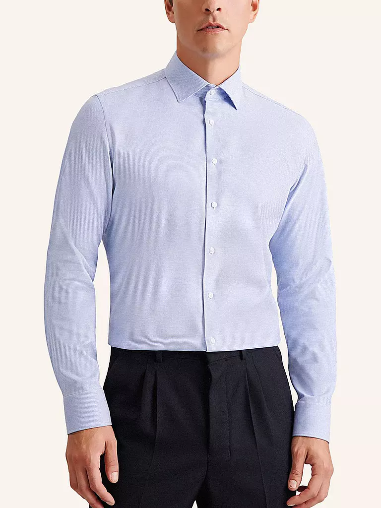 SEIDENSTICKER | Hemd Shaped Fit | dunkelblau