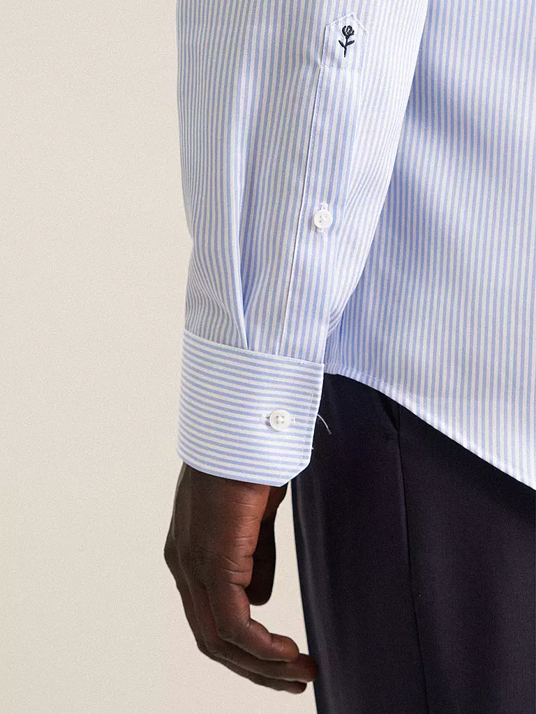 SEIDENSTICKER | Hemd Slim Fit | hellblau