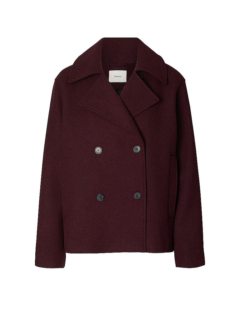 SELECTED FEMME Jacke SLWZIA-ALMA dunkelrot | 42
