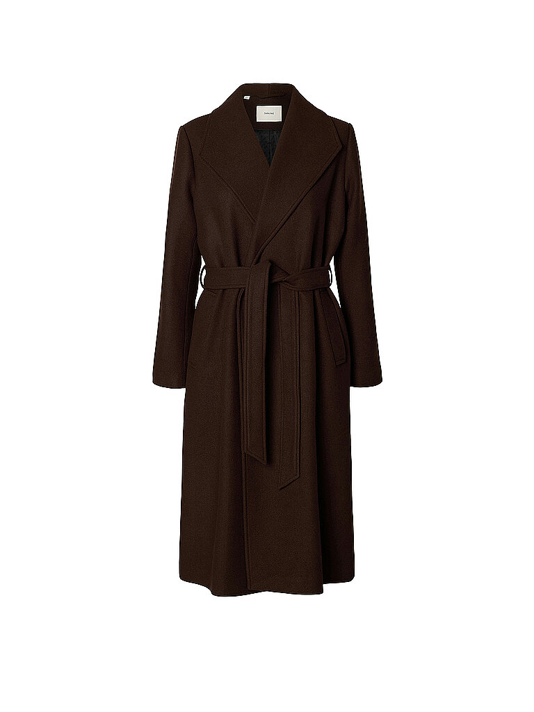 SELECTED FEMME Wollmantel SLWZIA-ROSA braun | 38