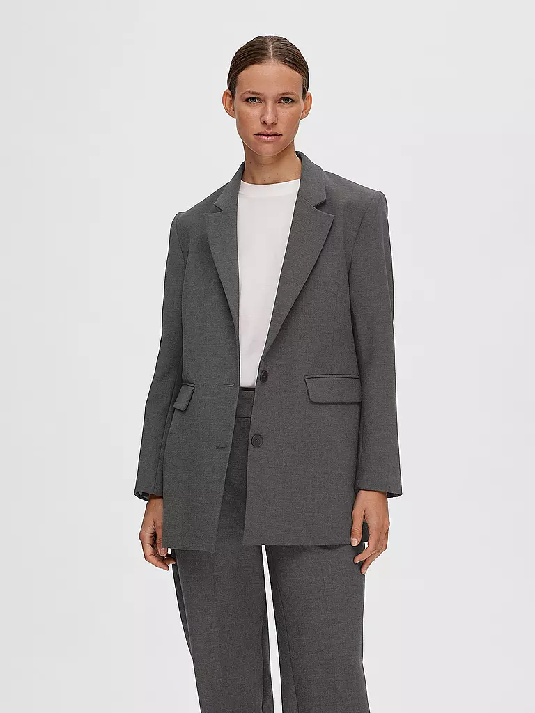 SELECTED FEMME | Blazer Relaxed Fit SLFRITA  | grau