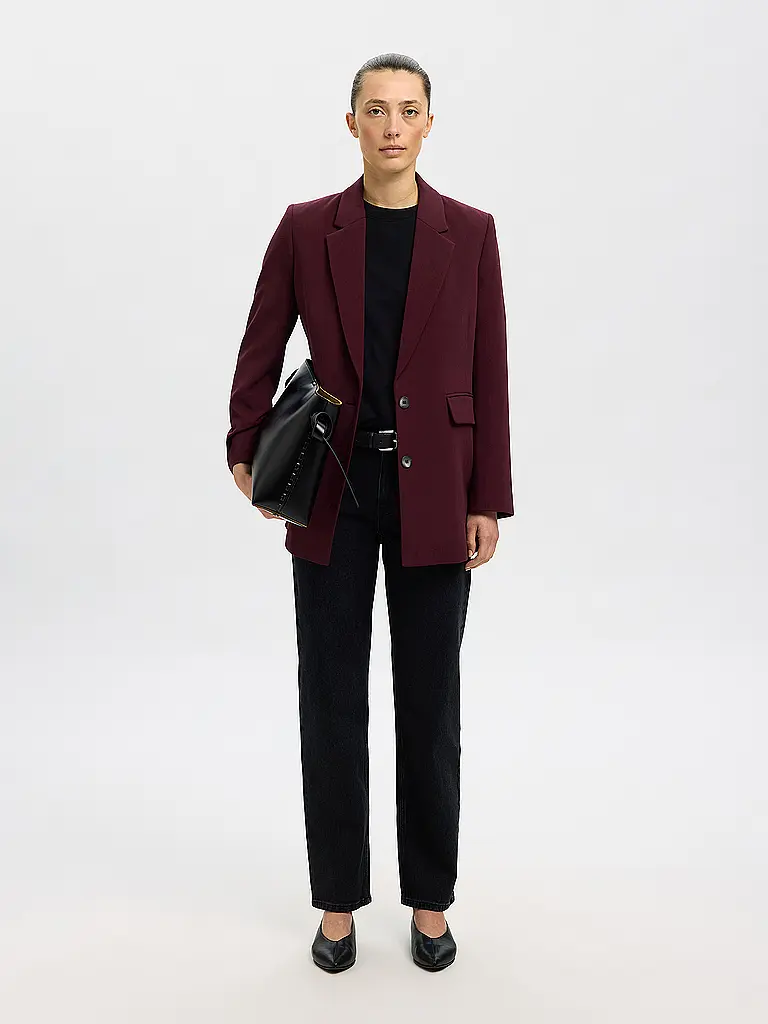 SELECTED FEMME | Blazer SLFRITA | Dunkelrot