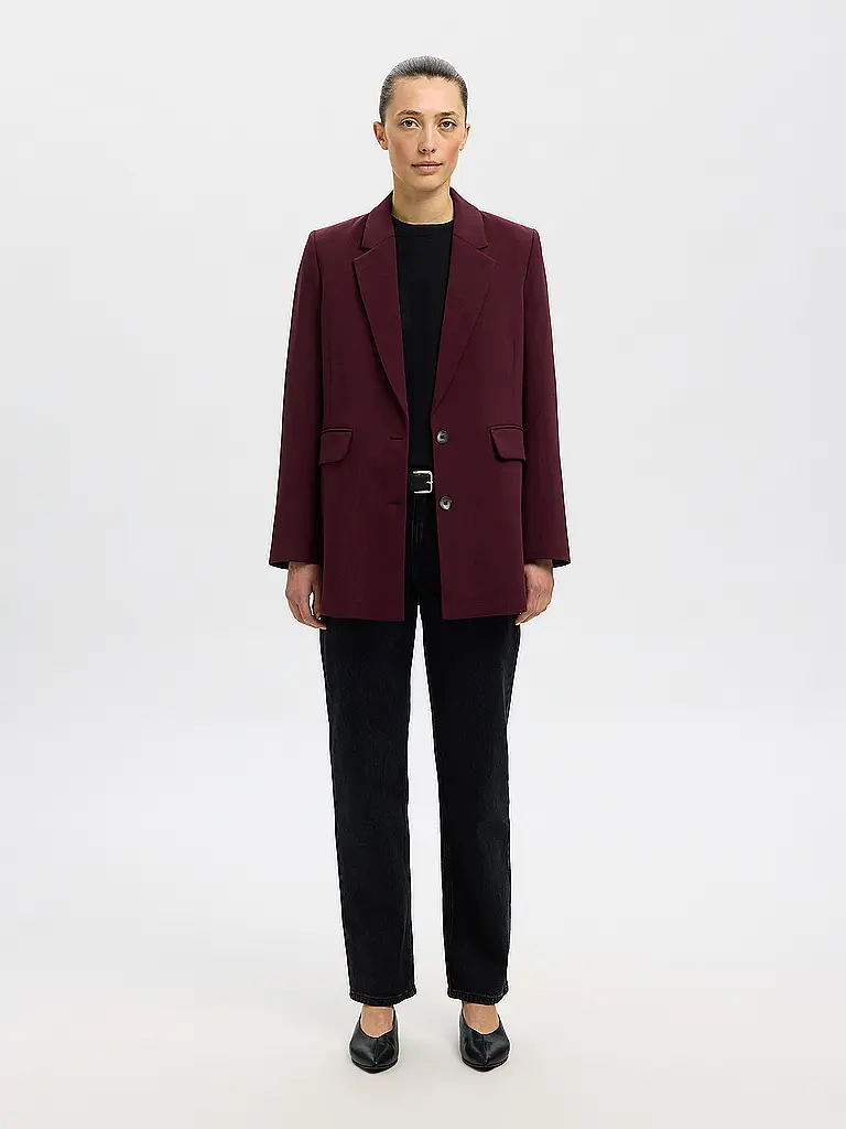 SELECTED FEMME | Blazer SLFRITA | Dunkelrot