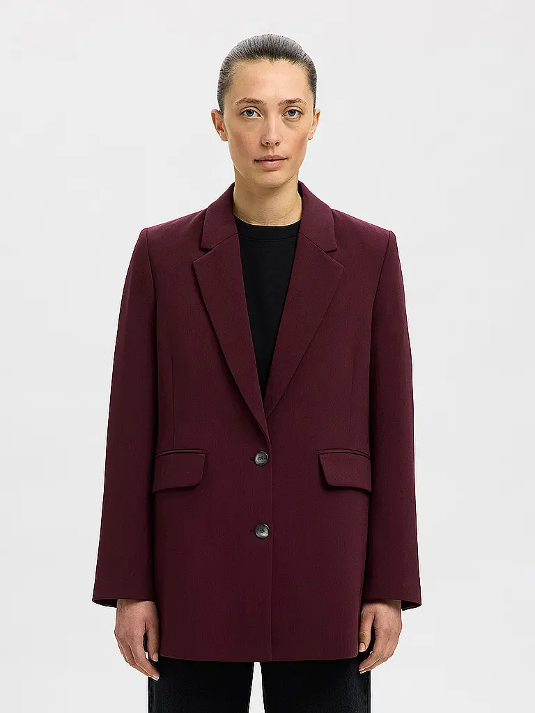 SELECTED FEMME | Blazer SLFRITA | Dunkelrot