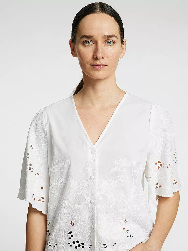 SELECTED FEMME | Bluse SLFDAHLIA BRODERI | schwarz