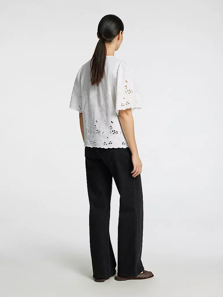 SELECTED FEMME | Bluse SLFDAHLIA BRODERI | schwarz
