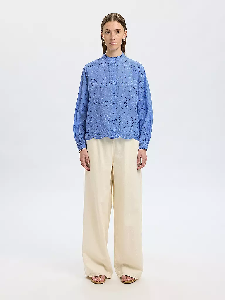 SELECTED FEMME | Bluse SLFTATIANA | hellblau