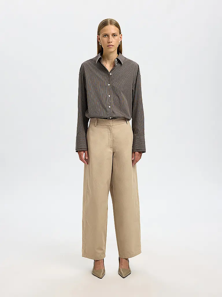 SELECTED FEMME | Businesshose SLFBARREL MARLA | creme