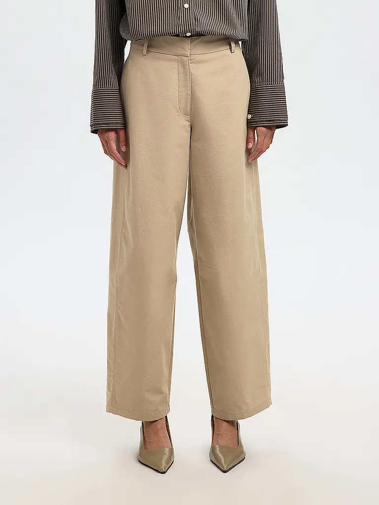 SELECTED FEMME | Businesshose SLFBARREL MARLA | creme