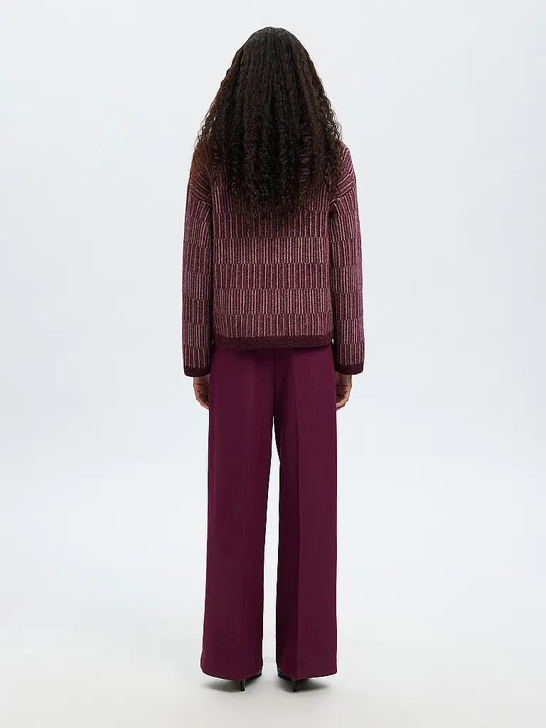 SELECTED FEMME | Cardigan SLFALVA | Dunkelrot